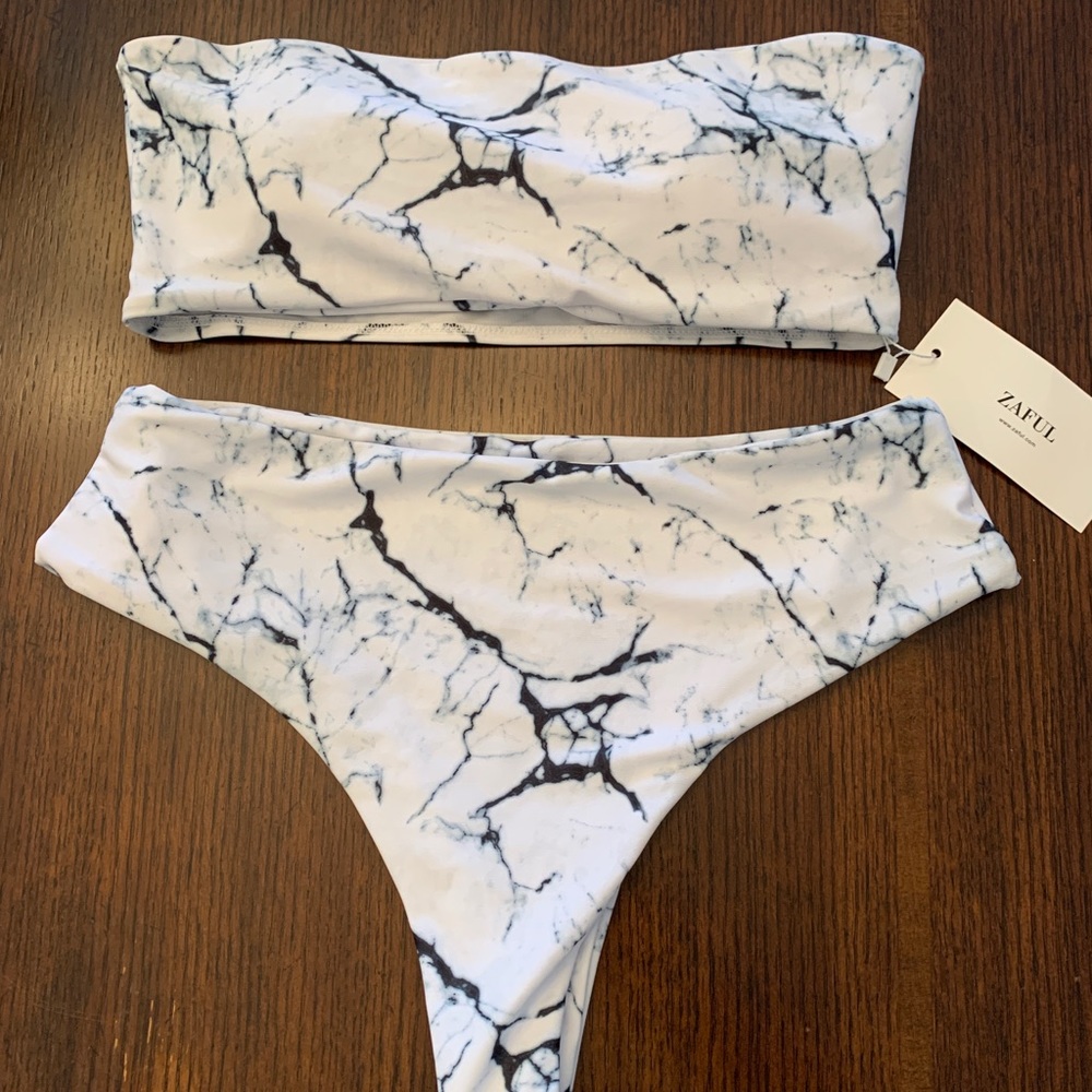 Zaful Marble Bikini